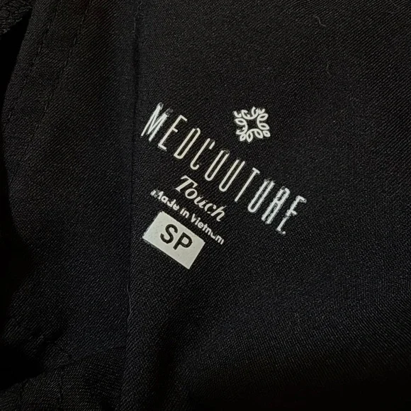 🖤 Scrub Jogger Pants - Med Couture Touch - Small Petite - Black 🖤 - Picture 4 of 4